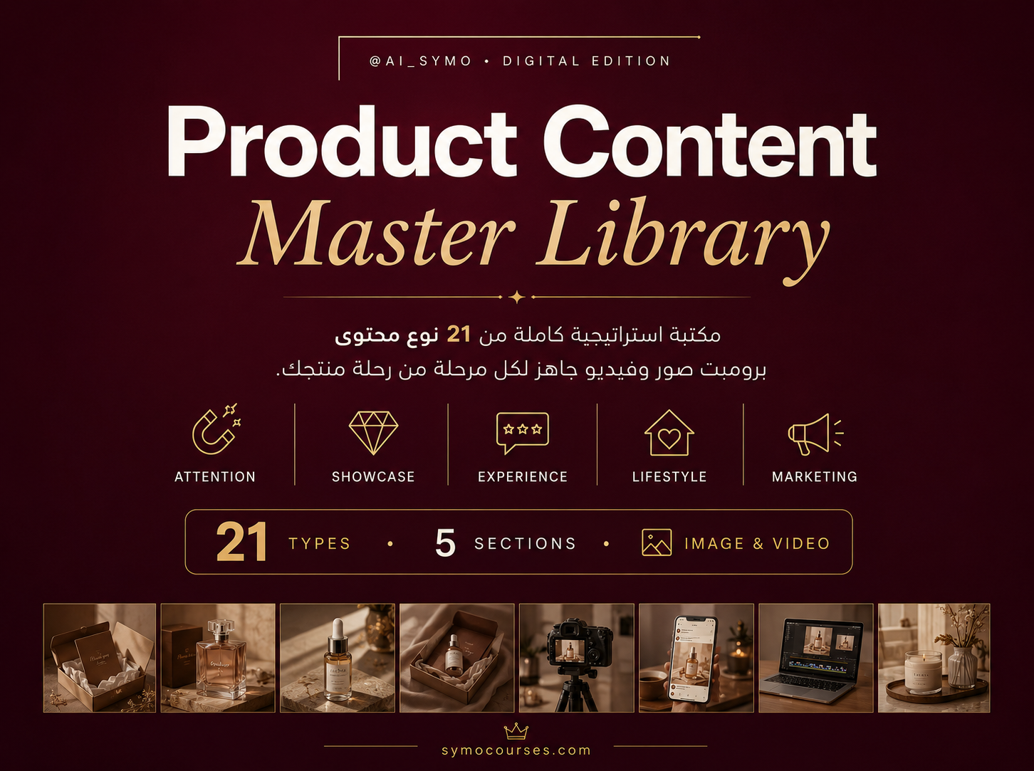 Product Content Master Library نظام كامل لإنشاء محتوى المنتجات بالذكاء الاصطناعي